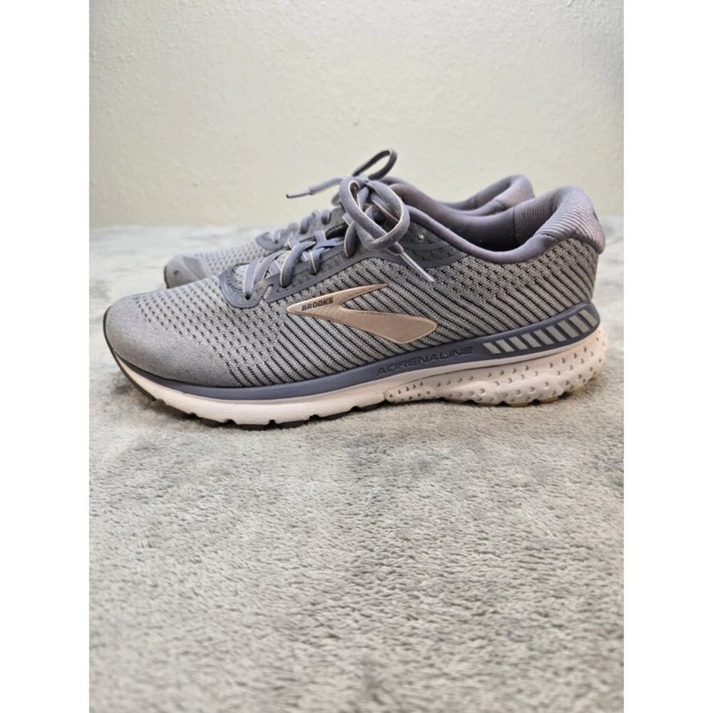 Brooks Adrenaline GTS 20 Shoes‎ Womens 10D Grey Pale Peach DNA Loft Athletic
